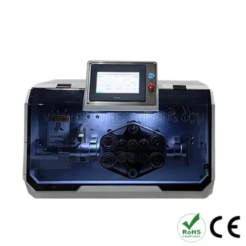 EW-12A + آلة قطع الأنابيب المموجة الأوتوماتيكية معدات قطع الأنابيب البلاستيكية لتصنيع الكابلات