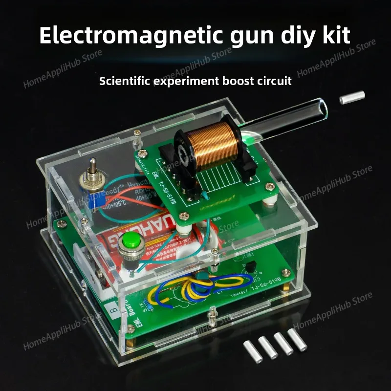 DIY Electromagnetic Cannon Electronic Kit Long-range Primary Boost Circuit Soldering Practice Making Circuit Board TJ-56-519