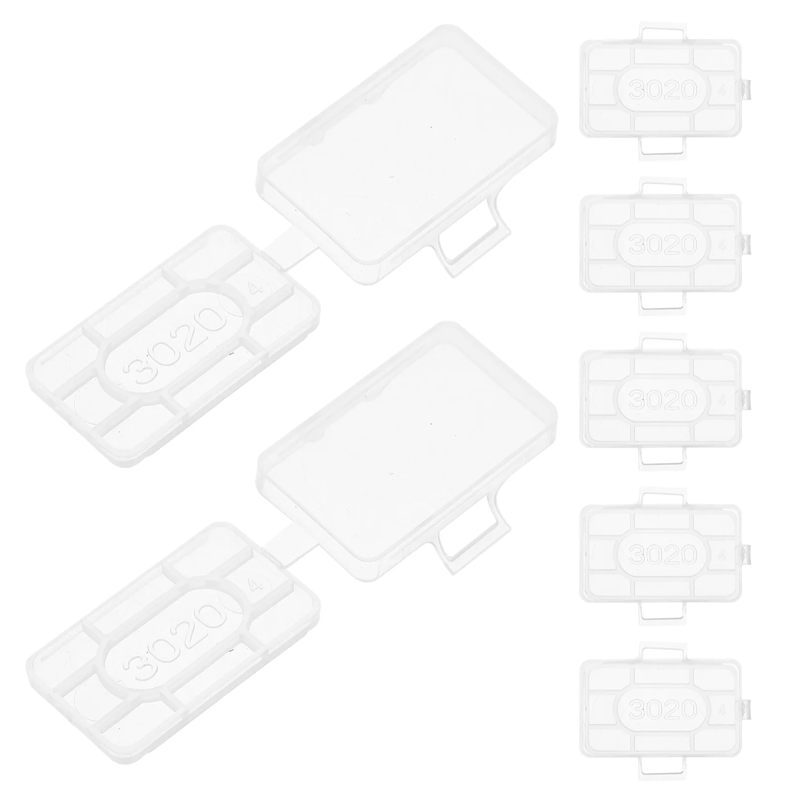 100 Uds caja de identificación de Cable etiquetas de Cable caja etiqueta de Cable nombre el soporte etiquetas eléctricas