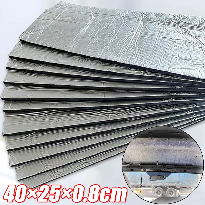 Car Self-Adhesive Sound Mat Proofing Deadener Heat Hood Closed Cell Foam Accessories 5/10mm Car Noise Insulation Deadening Mat