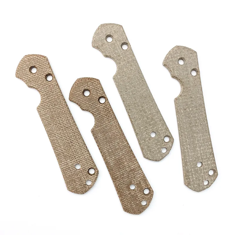 1 Piece CNC Machined Linen Micarta Composite Handle - Replacement for Suitable for Chris Reeve Large Sebenza 21 Knife