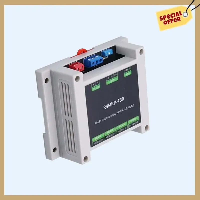 RS485 Modbus Relay PRO 4CH Relay Module RS485 Interface Relay Modbus RTU Protocol Control Optocoupler Isolation