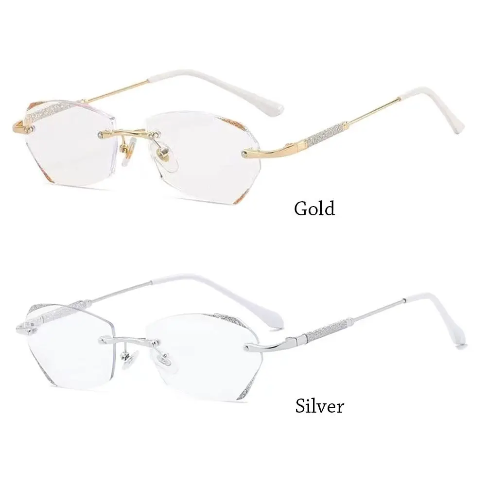 Portable Diamond Vision Care Anti-Blue Light  Eyeglasses Ultra Light Frame Myopia Glasses Eye Protection