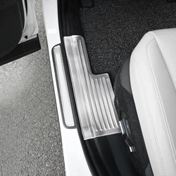 Stainless Steel Inner Door Sill Scuff Plate Cover Trim Welcome Pedal Threshold For Hyundai Santa Fe MX5