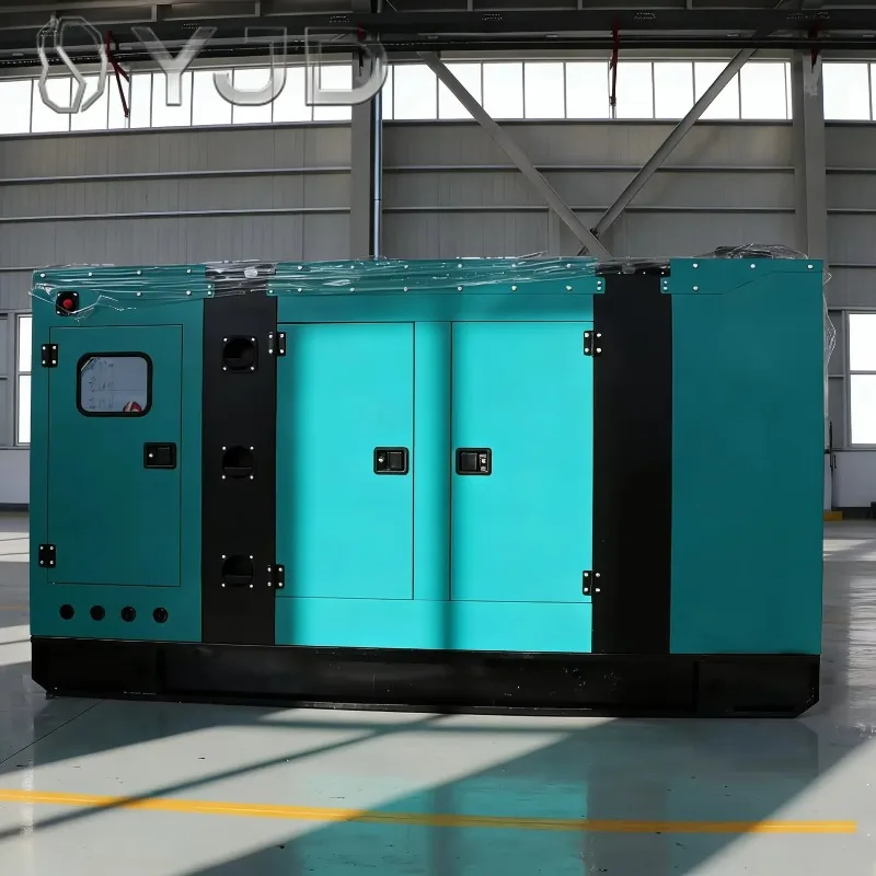 Quiet Enclosed Canopy Diesel Generator 30kW 50kW 80kW for Urban Construction Site Night Work