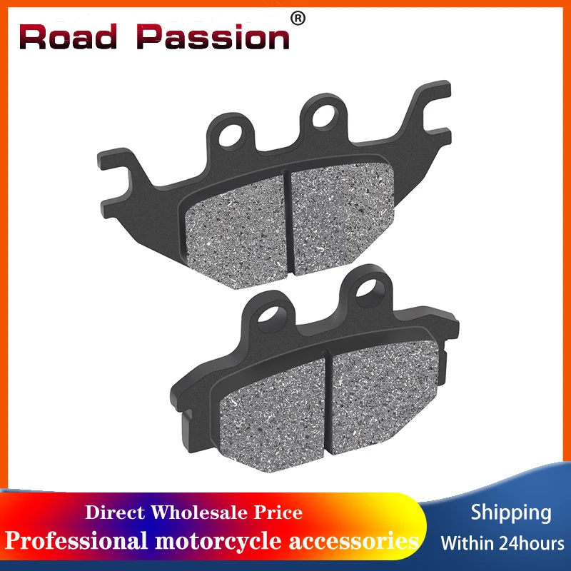 Motorcycle Front & Rear Brake Pads For SYM SB 125 250 Quadlander 200 250 300 600 For TGB Blade 325 425  450 460 510 525 550