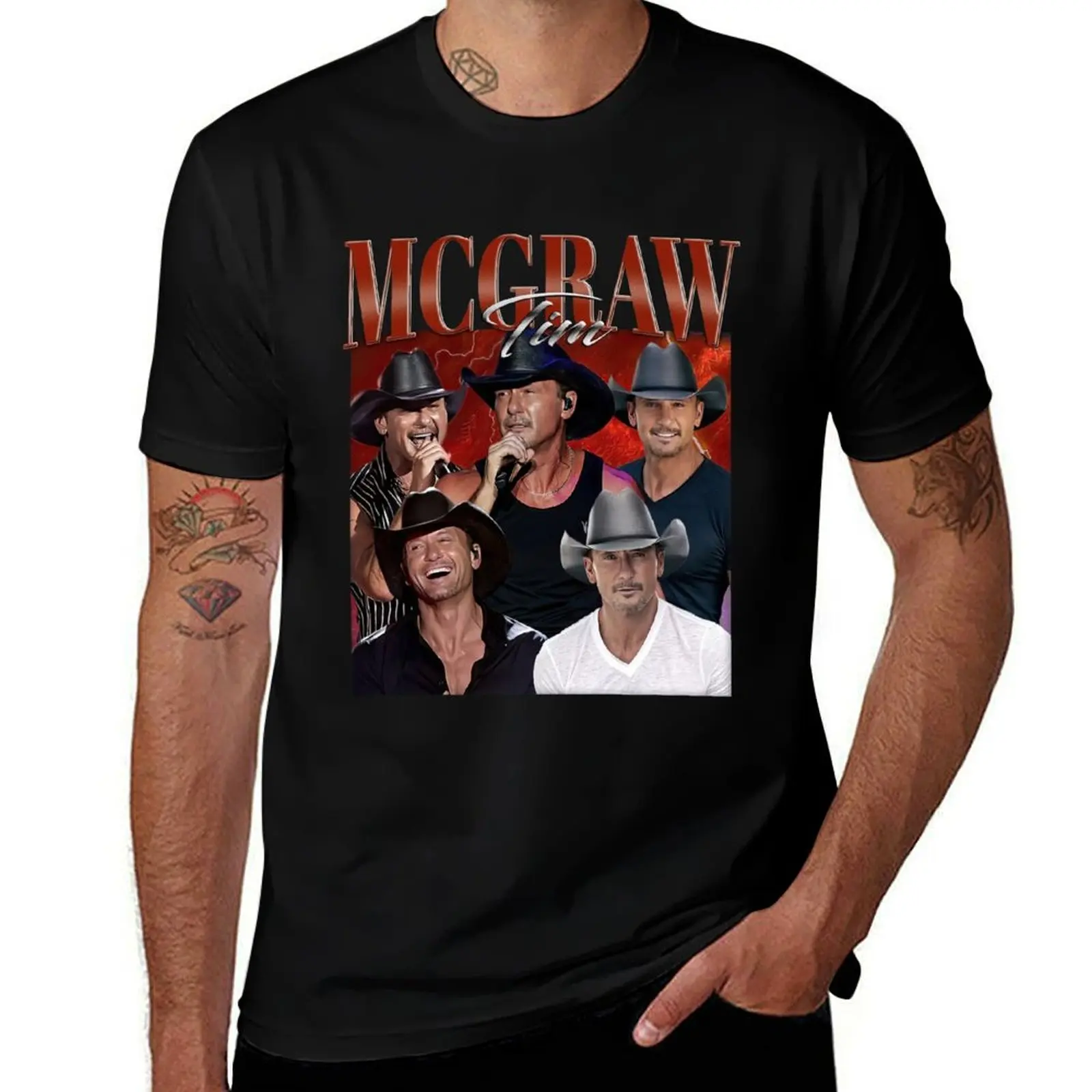 

Tim McGraw-футболка в стиле ретро, новые подарки и футболки, уличная одежда, летний топ, милая одежда, футболка для мужчин 100, ℅ хлопок