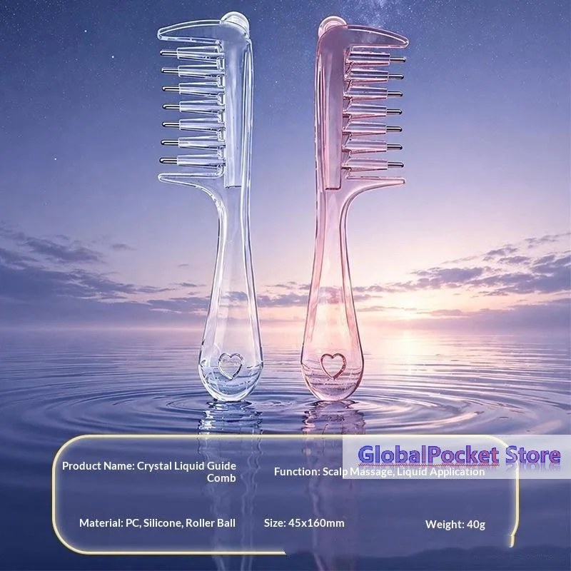 [TG823]Multi-Function Mini Portable Head Applicator Comb Anti-Frizz Hair Care Hair Firming Applicator Scalp Nourish Anti-Static
