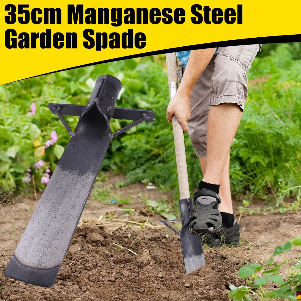 

Садовый совок из марганцевой стали, металлический инструмент для садоводства, лопата для посадки, пересадки и копания