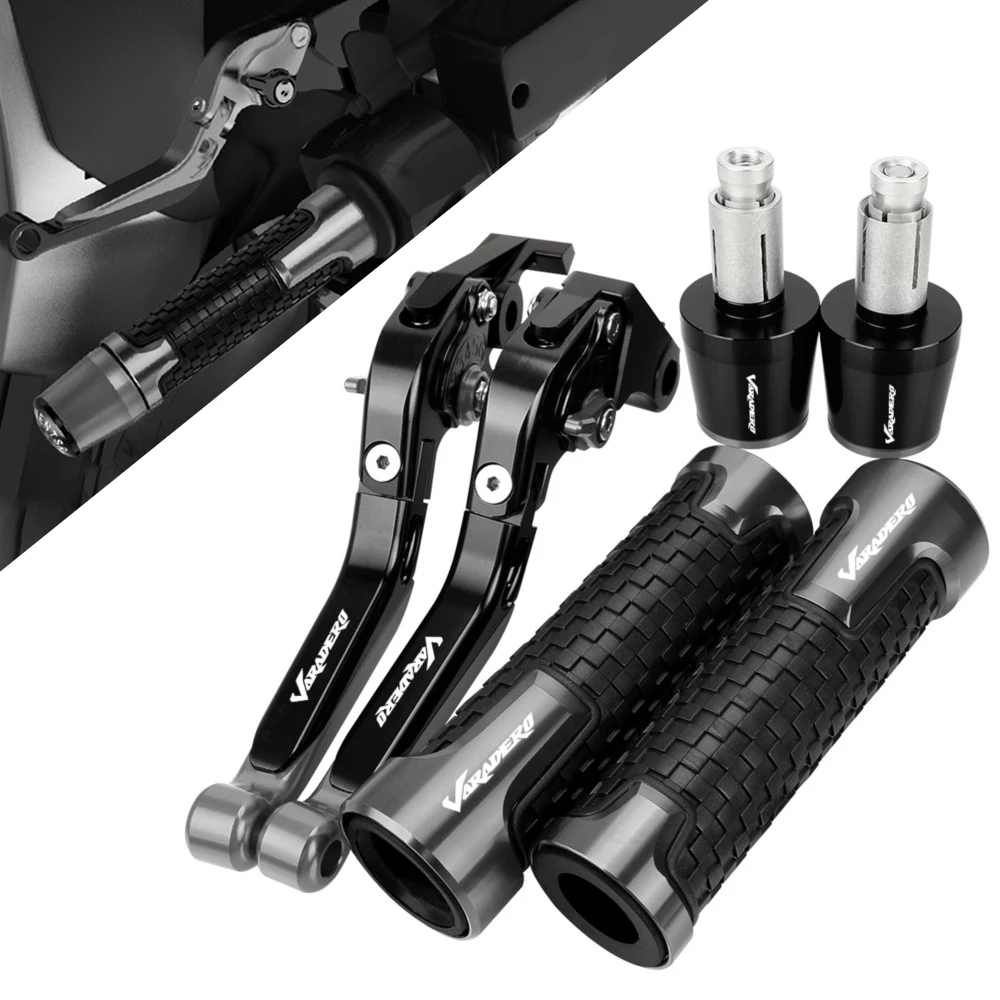 For Honda XL 1000 XL1000 VARADERO 1999-2013 Motorcycle Accessories Extendable Adjustable Brake Clutch Levers Handlebar Grips End