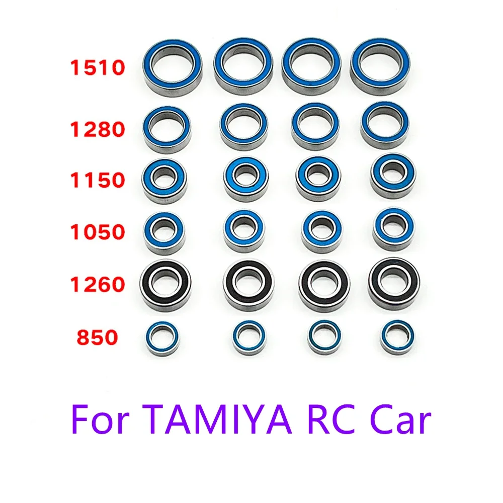 GGRC Waterproof Dust-proof Metal Bearing Set For TAMIYA RC Car TT01 TT02 G6-01 GF01 CC01 CC02 CW-01 WR-02