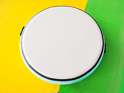 Inflatable Air Spot Track, Mini and Large Round Tumbling Gym Mat for Outdoor Training, Soft Portable Air Cushion for Home Gym