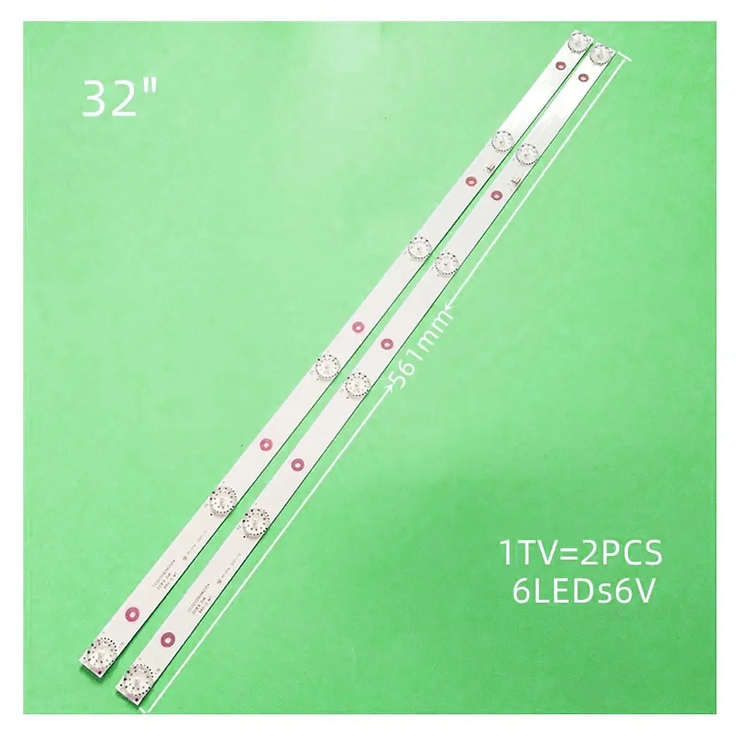 LED strip for 32HT101X 32LED02T2M 32LED03T2M LE-8822A HV32MXC200X-B SM315TWD602 HV320WHB-N55 CV315PW07S SJ.HL.D3200601-2835BS-F