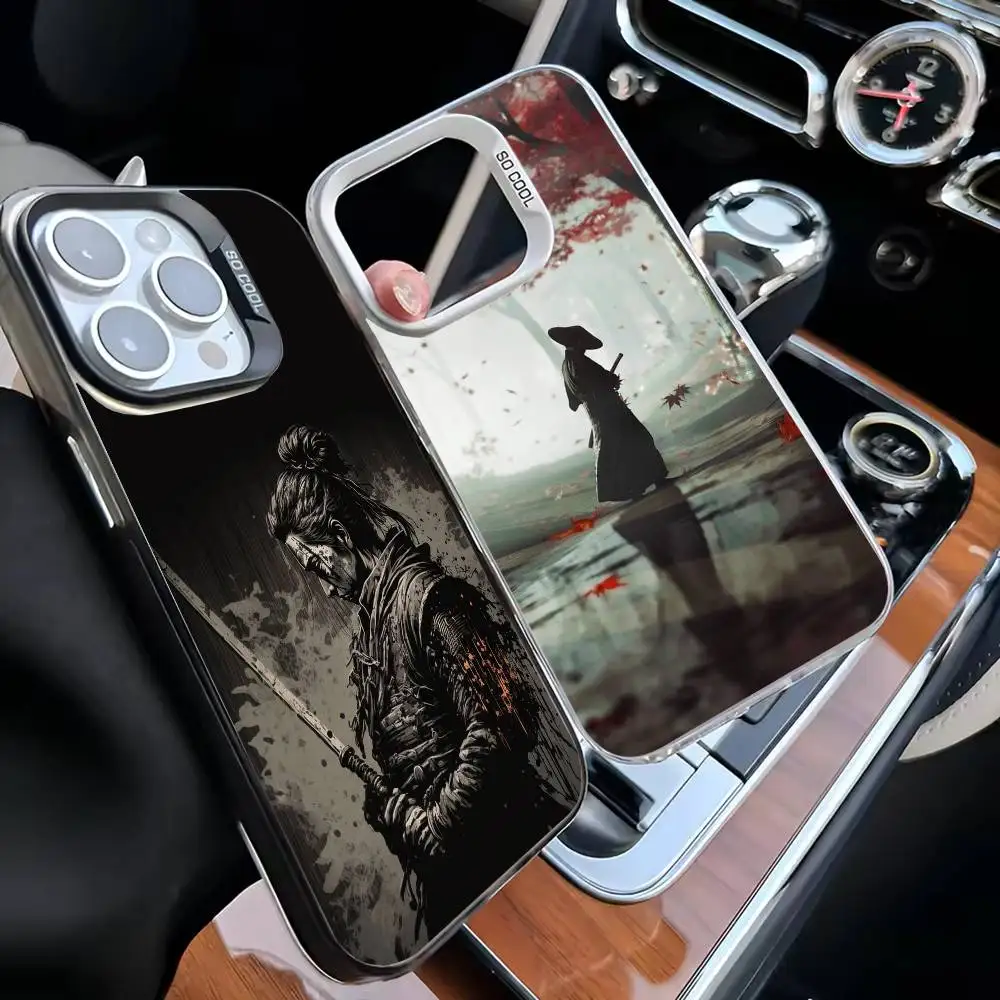 

Japanese Bushido Samurai Phone Case For iPhone17,16,15,14,13,12,11 Plus,Pro Max White Matte Shockproof Cover