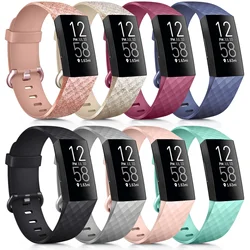 Pulseira de silicone para Fitbit Charge 4, substituição pulseira, pulseiras para carga 3, SE, acessórios Smartwatch