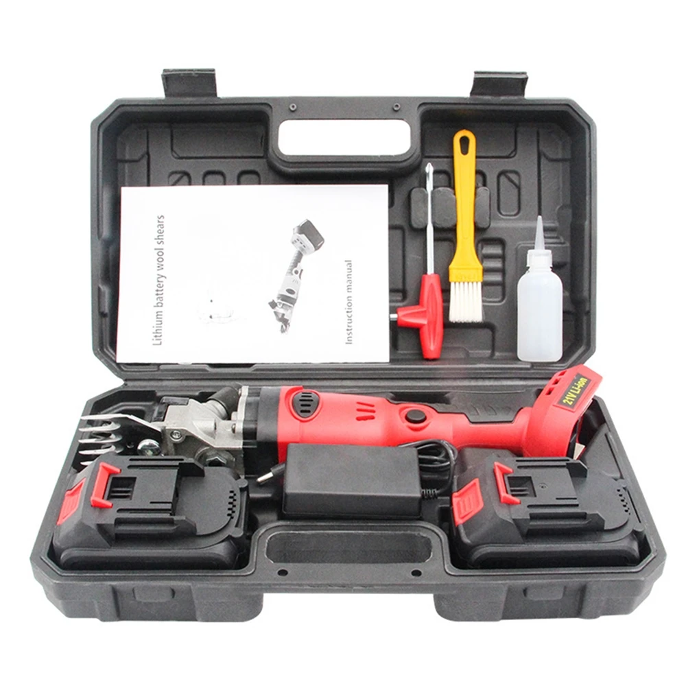 Wool Cordless Pruning Shears Battery Wireless Electric Shearing Cutting Machine Sheep Clipper