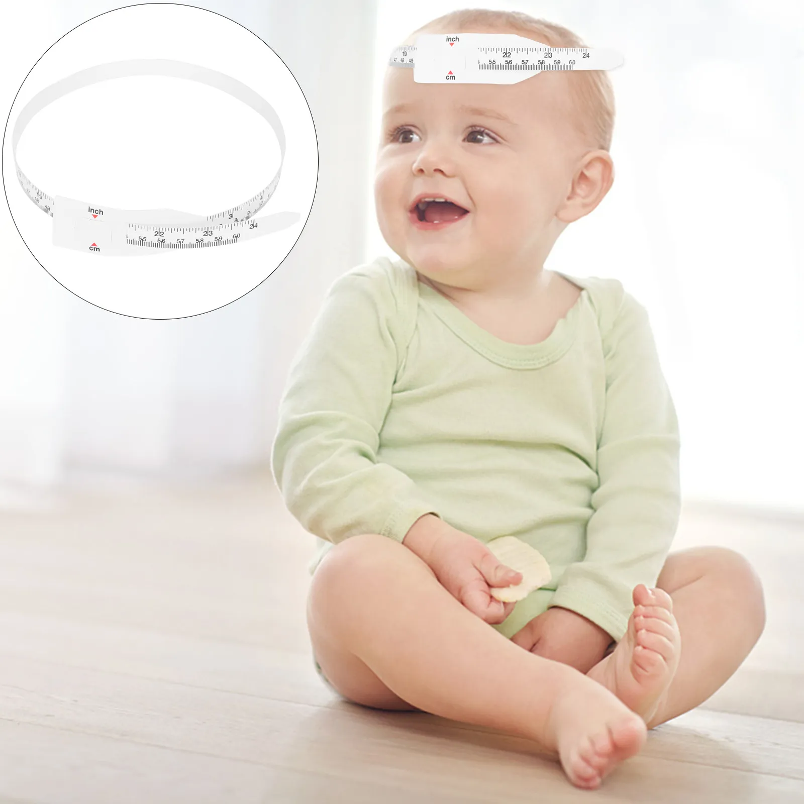 3Pcs Head Circumference Measuring Tape Set Premium PP Retractable Flexible Tape Measure for Children Adults Arm Head Measurement
