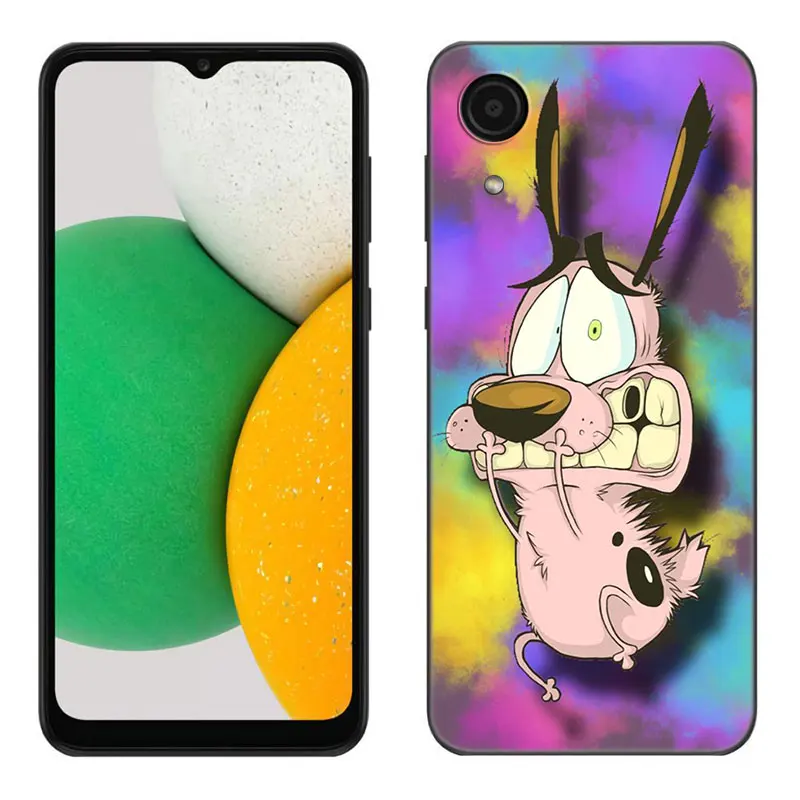 Dog-Courage-The-Cowardly Phone Case For Samsung A01 A03 Core A04 A20 E A02 A10 A21 A30 A50 S A40 A41 A6 A8 Plus A7 2018 Cover