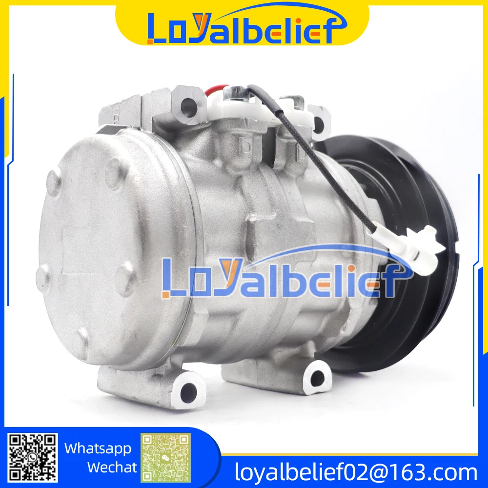 

Car Air Conditioning AC Compressor Cooling Pump 10P13C 24V for Toyota Hino Ranger 447100-6790 447200-7150 447200-7152 88310-1650