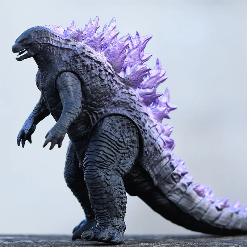 Godzilla VS King Kong Figure Action Anime Figurie Gulian Runaway Rabid Godzilla ABS Soft Glue Monster Doll Model Ornaments Toys