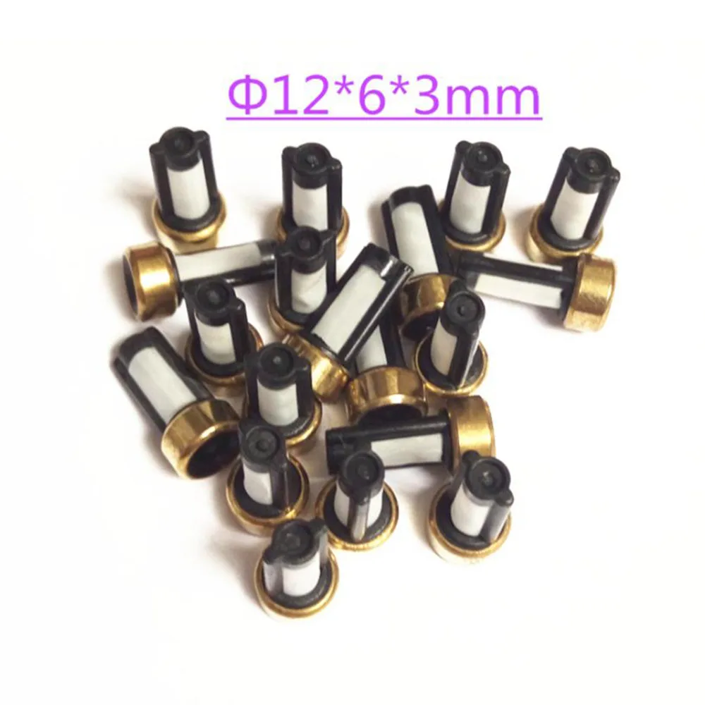 100pcs Filter Injector Repair Kits Interior Accessories Basket Filter Auto Fastener Interior Accessories 100pcs