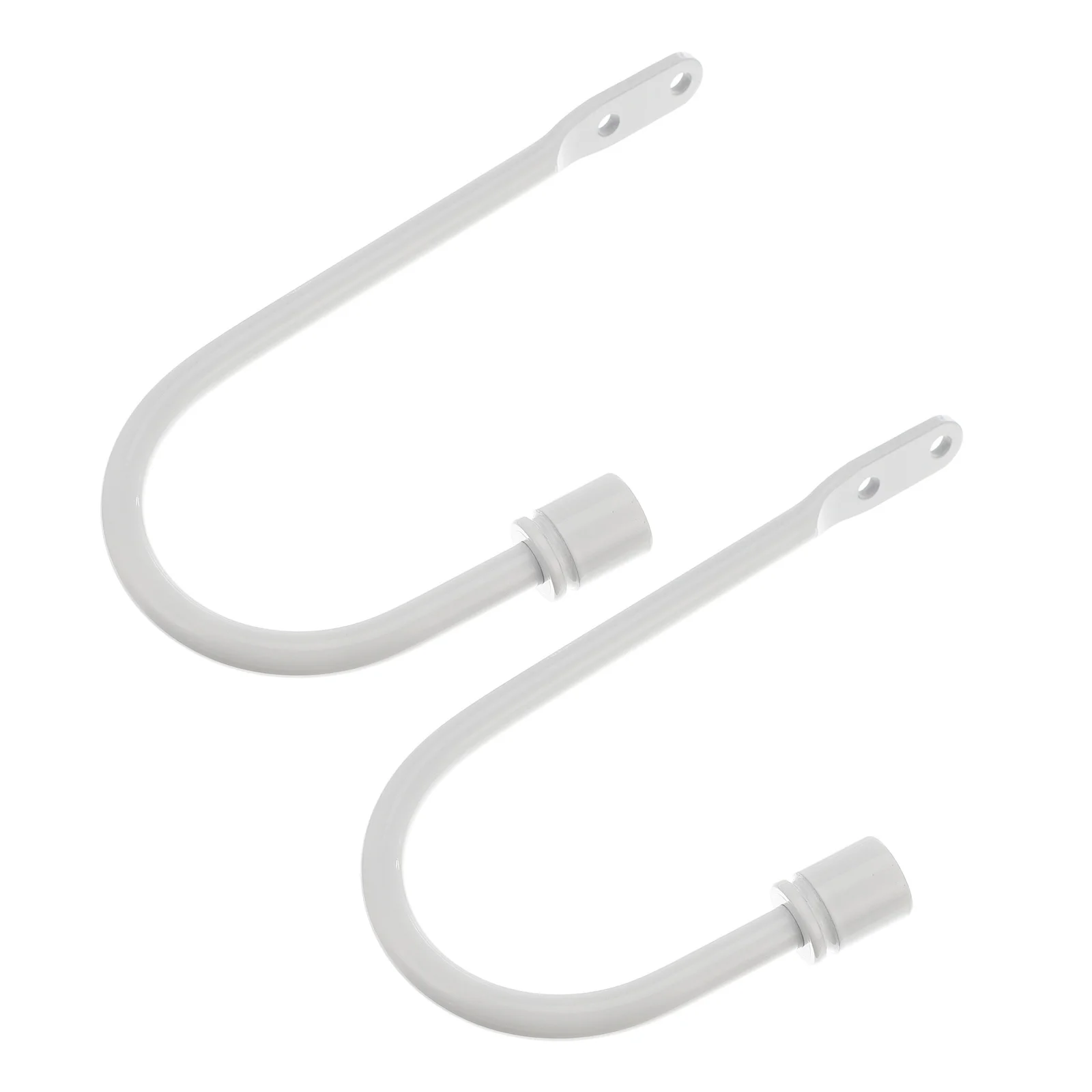1 paire de crochets muraux uniques pour rideaux, multi-usage, décoration de maison, facile à installer, crochets muraux pour la maison, crochet en forme de U