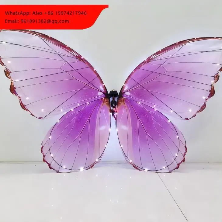 

Romantic LED Light Bionic Butterfly RC Flapping Wing Flying Toy For Wedding Event