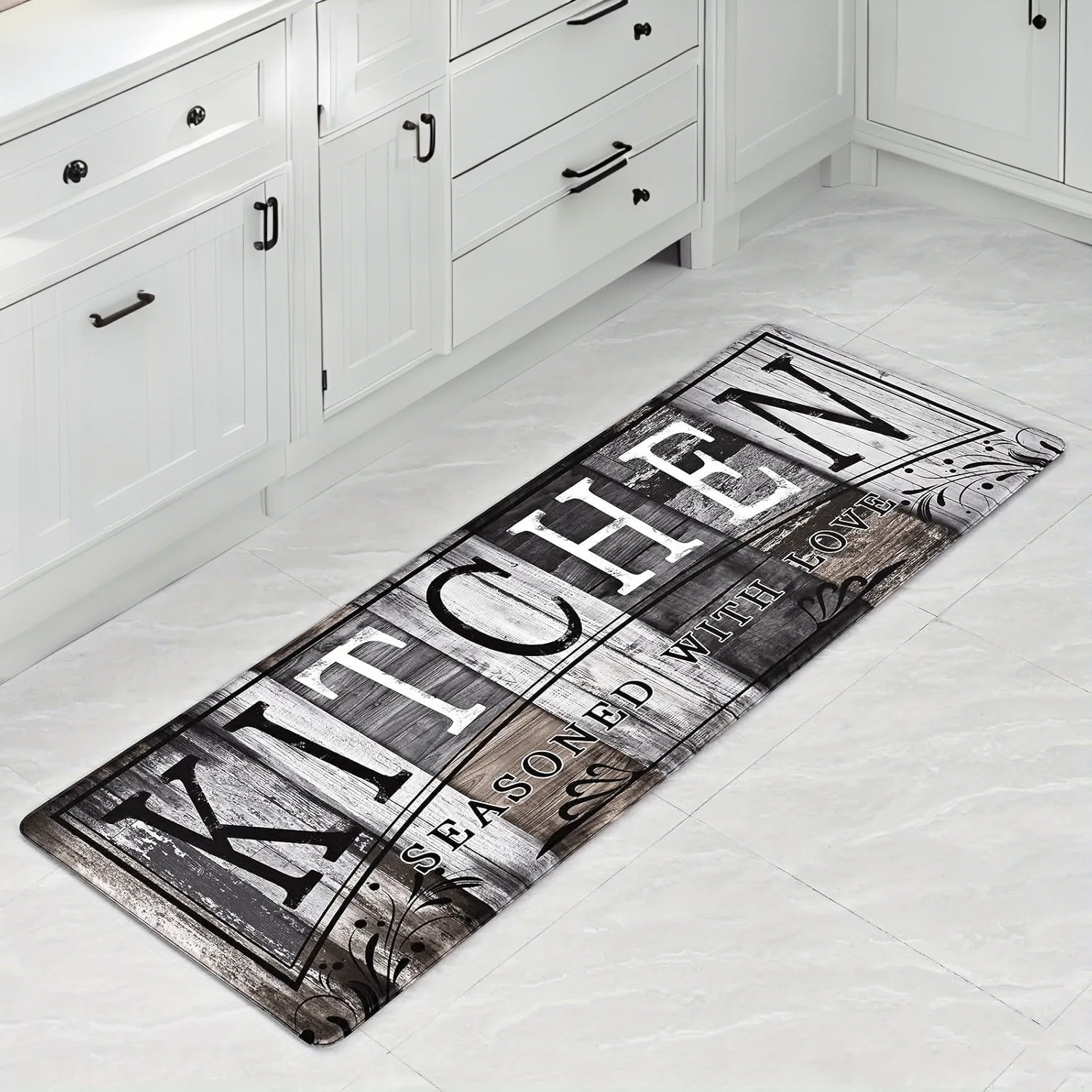 

1PC KITCHEN Kitchen Rug Non-Slip Door Mats Pop design Bathroom Rug Bath Mat Carpet for Home Sink Laundry Decor