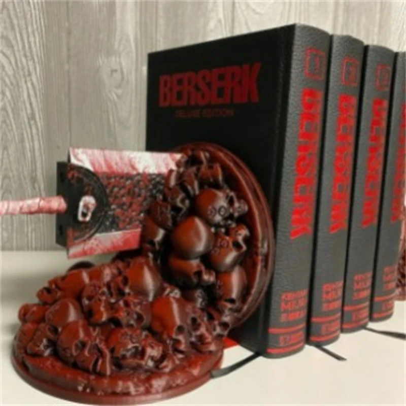 Dragon Slayer Resin Bookends Sculpture Fierce Gothic Heroic Statue For Bookshelf Home Office Study Library For Fantasy Fans Gift