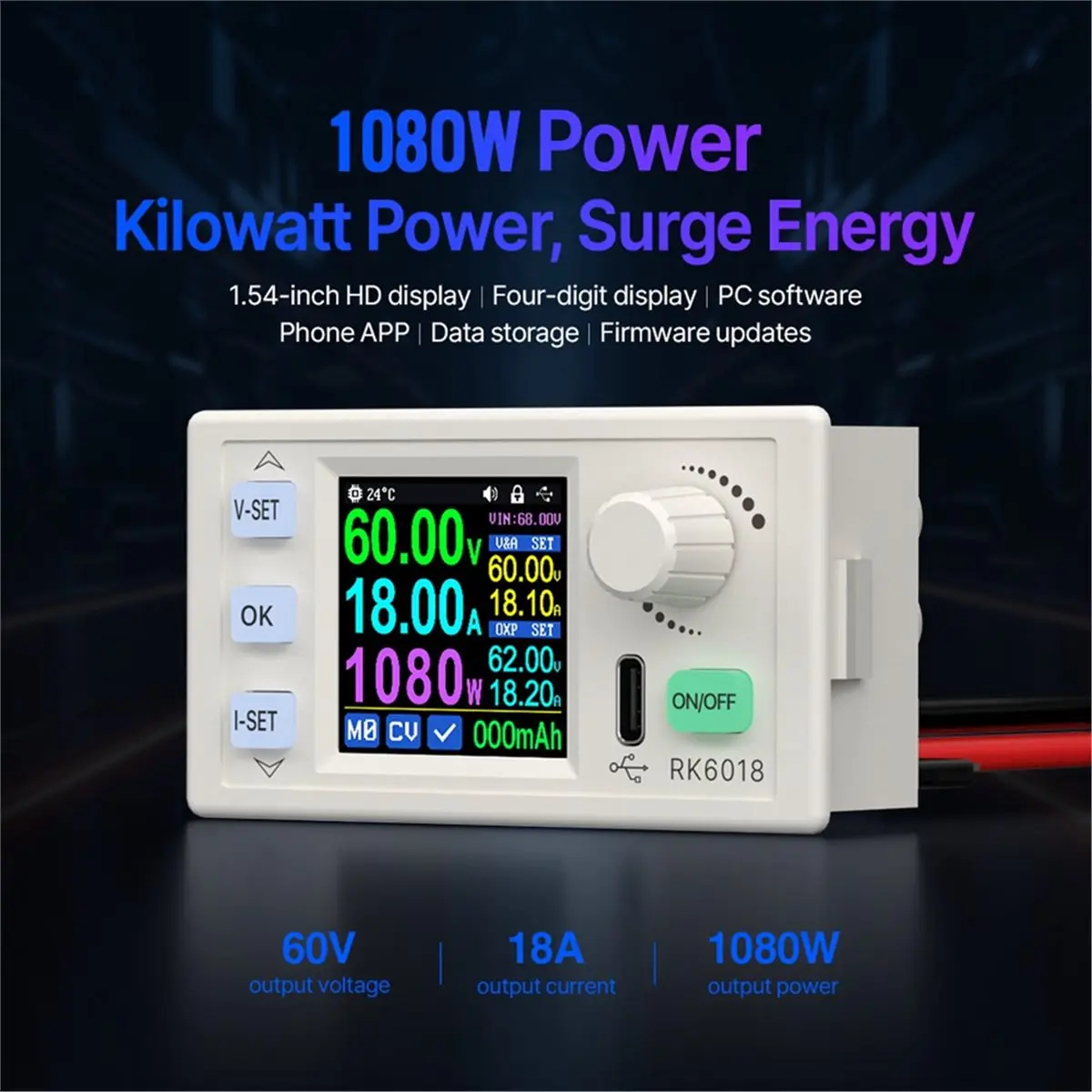 【~-new-a90p】rk6018-60v-18a-voltage-regulator-dc-dc-voltage-module-power-supply-converter-rk6018