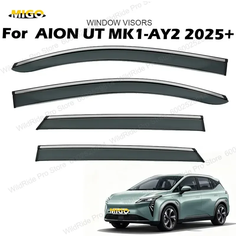 

Wholesale Rain Guard Car Window Deflector for GAC AION UT MK1-AY2 2025-2026 Tape-on Durable Visors All-Weather Protection