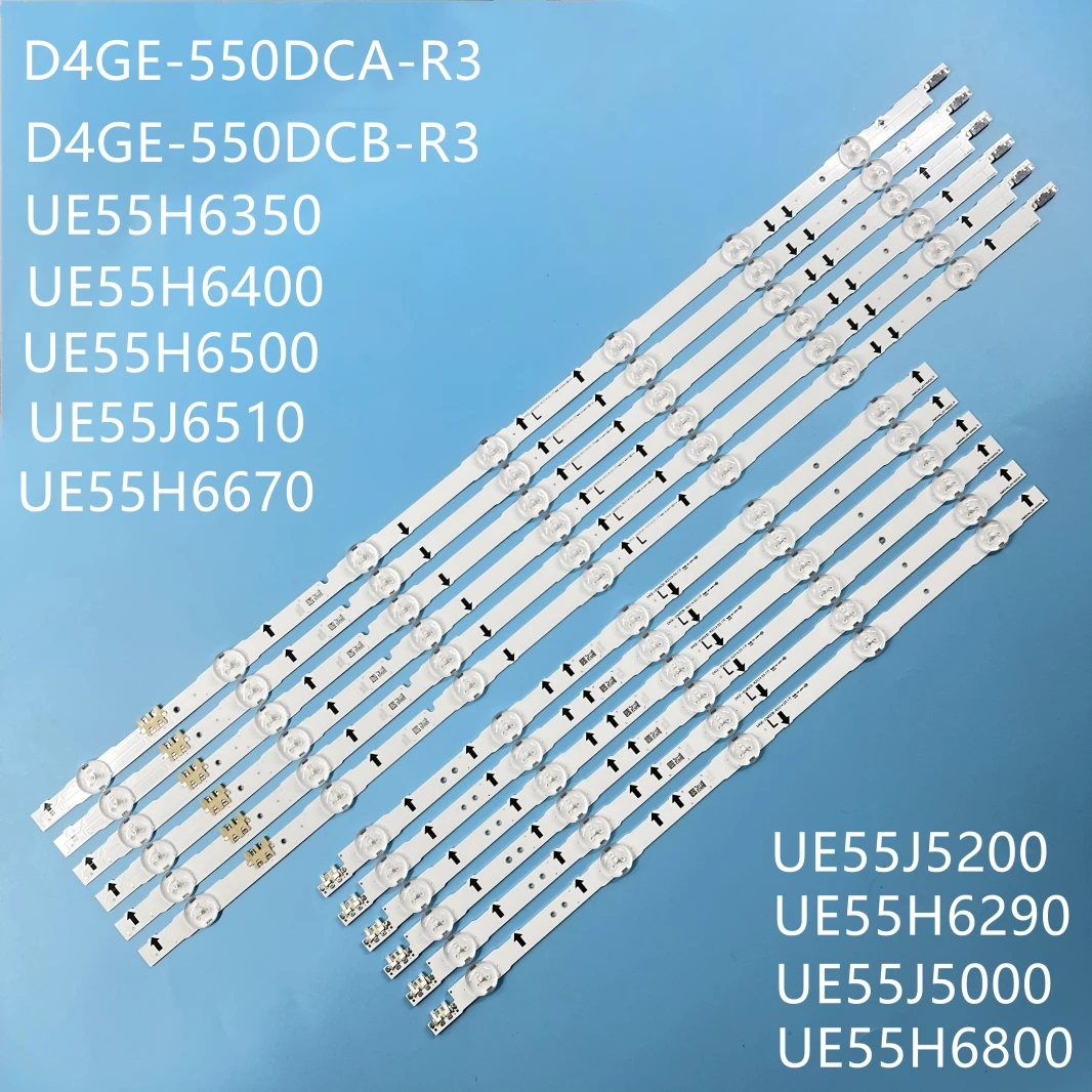 Tira conduzida Luz de Fundo (12) para LH55DBD UE55H6350 UE55H6400 UE55H6500 UE55J6510 UE55H6670 UE55H6800 UE55J5000 UE55H6290 UE55J5200