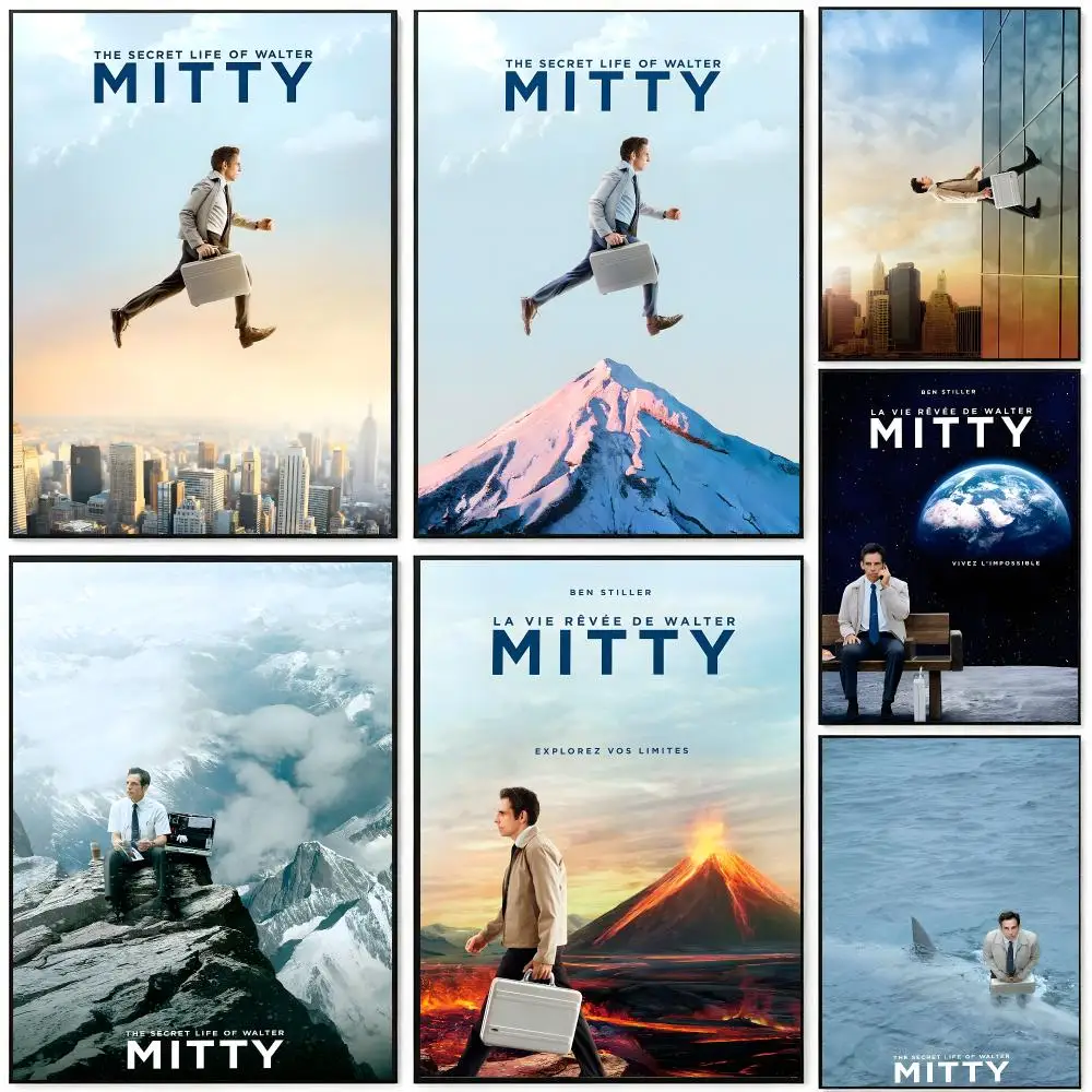 The Secret Life Of Walter Mitty Poster HD Waterproof Self-Adhesive Wall Art – Multi-Scene Use, Top Gift Pick