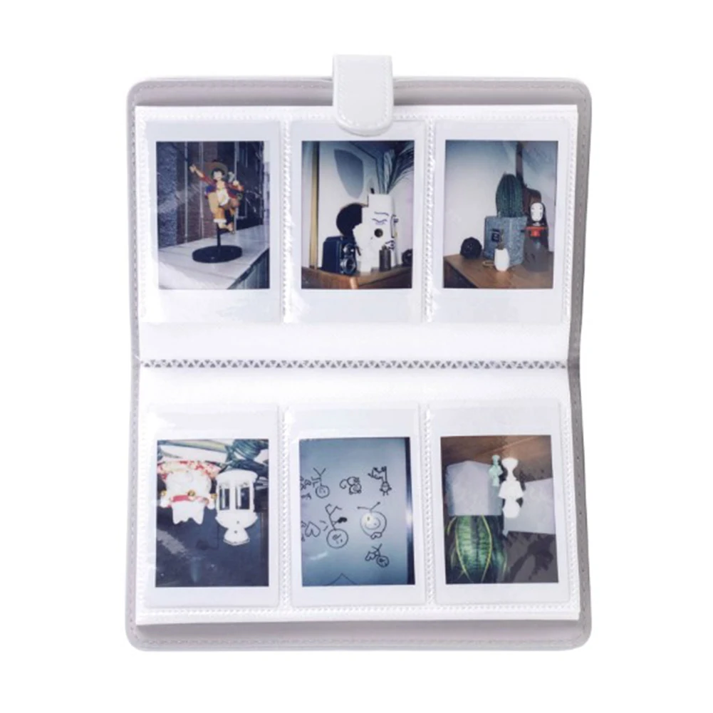 96 Pockets Photo Film Album PU Leather Picture Storage Book for FujiFilm Instax Mini 12 11 8 9 7s 3-inch Mini Film Paper Size