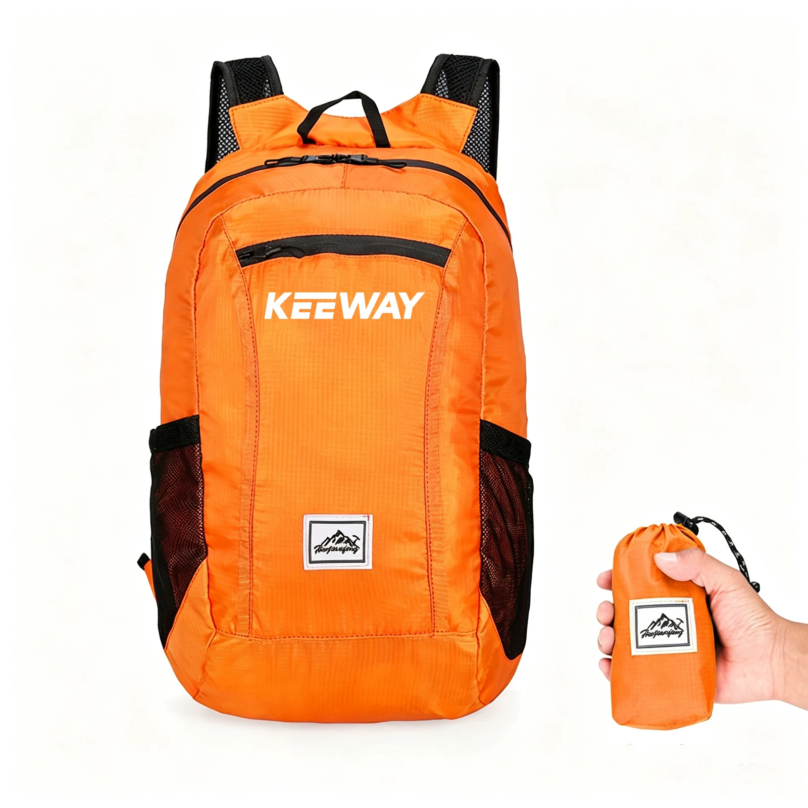 For Keeway V302C, Sixties 300i, X-Light 125 & RKF 125 – Foldable Motorcycle Backpack, Compact Travel Daypack for Men Women