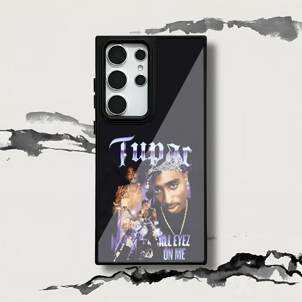 Singer T-Tupac2 MAISTO Mouse Pad PC+TPU For Samsung S8 9 10 20Plus S30 24 20ULTRA