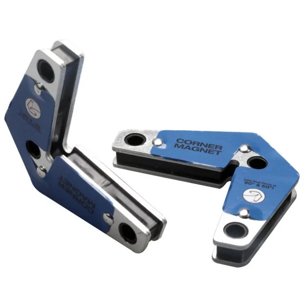 2Pcs Dual-use Welding Magnet Holder Locator Welding Corner 60/90 Degree