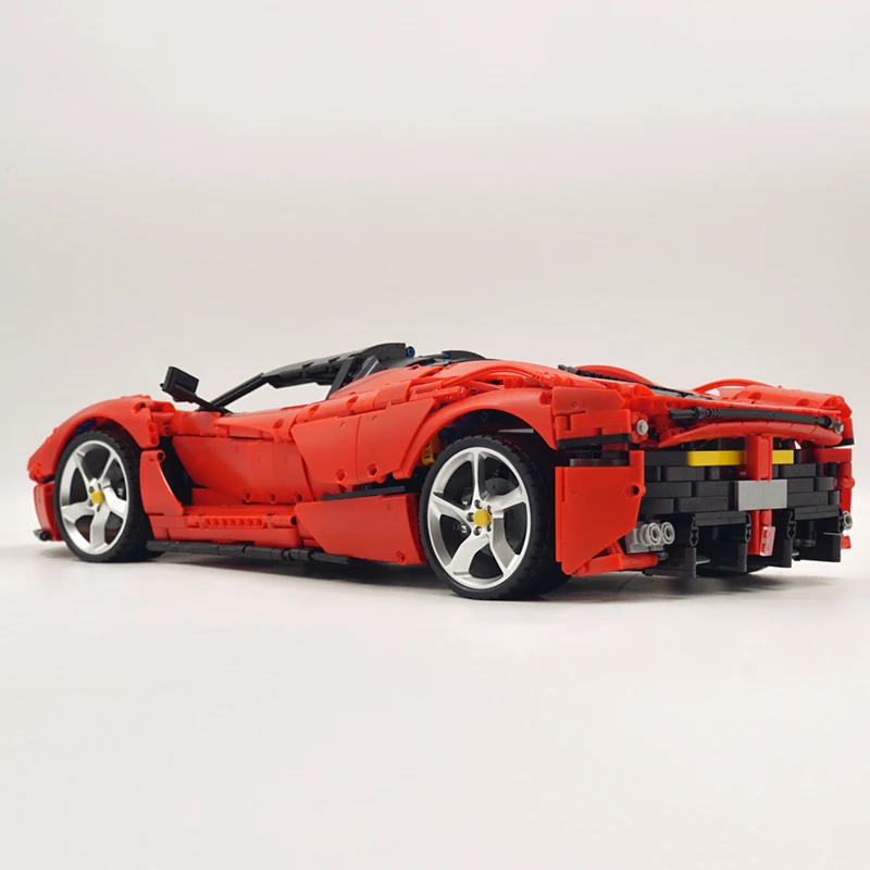 New MOC Technical Red Super Sprot Car Building Block Compatible 42143 Speed Vehicle Brick Puzzle Assembly Toy Christmas Gift Kid