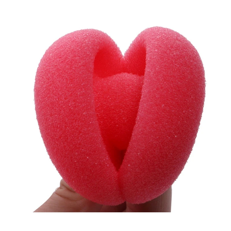 6/12/18/24/30 Buah Bola Pengeriting Rambut Pengeriting Sanggul Bulat DIY Alat Spons Busa Lembut