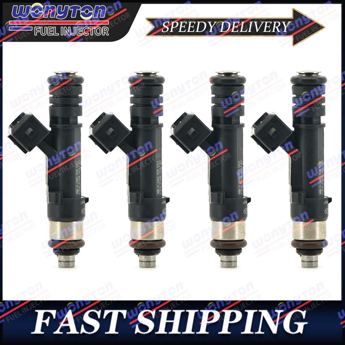 

4Pcs Fuel Injector Nozzle1995 For Lada 110 1.5-1.7L VAZ-2111 Engine 0280158502