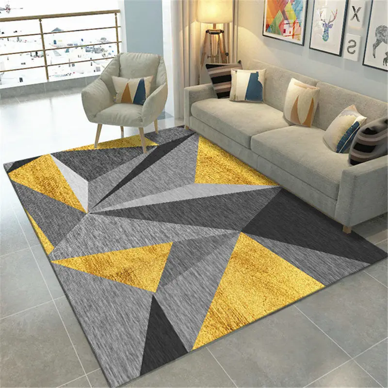 Modern Crystal Pile Living Room Rugs for Bedroom Area Rug Large Room Decoration Teenager Corridor Anti-slip Soft Carpet Door Mat