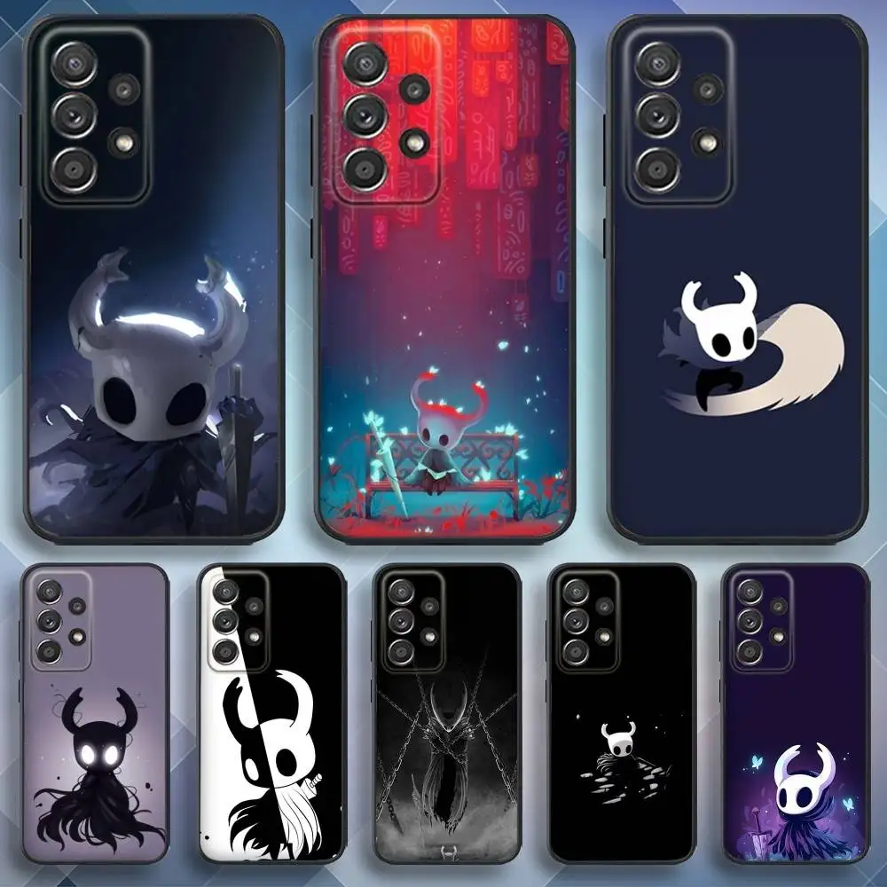 

Game H-Hollow K-Knight Phone Case For Samsung S25,S24,S21,S22,S23,S30,Ultra,S20,Plus,Fe,Lite,Note,10,9,5G Black Cover