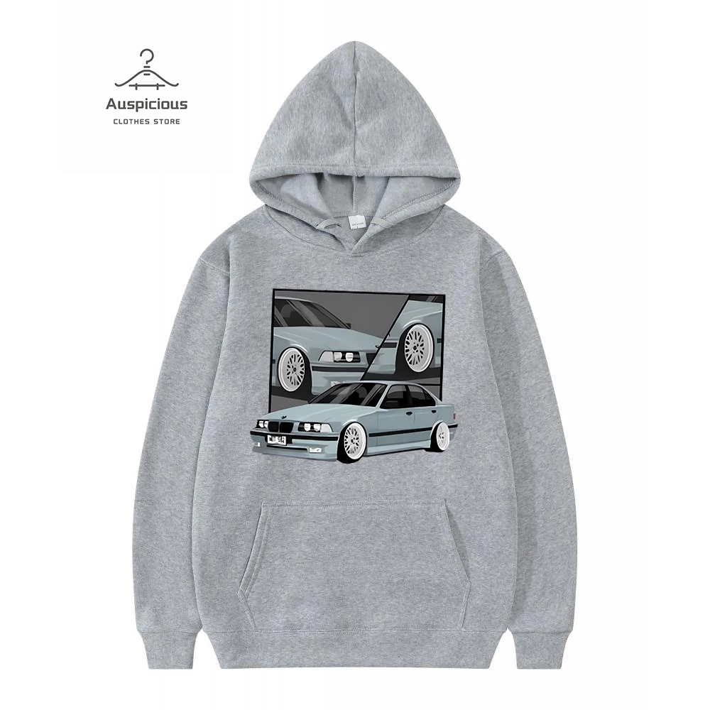 

Car Printed Graphic Hoodies Prevalent Street Male Casual Sweatshirts Autumn Fleece Clothing Soft Comfortable Hooded Pullovers