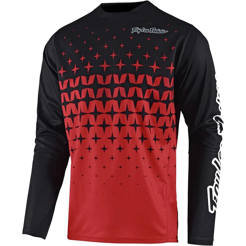 free shipping mtb motocross downhill jersey mountain bike moto rcycle bike mx off-road bike t-shirt long sleeve