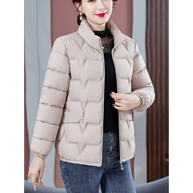

2025 New Ultra-Light Thickened down Jacket Cotton-padded Clothes Women clothes Middle-aged Women Dress Cotton-Padded Coat Win...