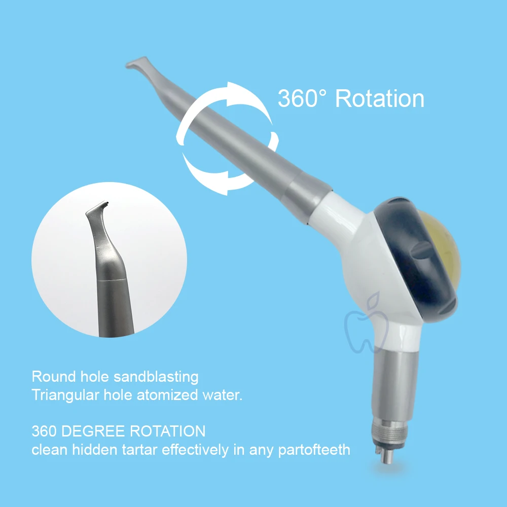 Dental Air Polisher Air Flow Teeth Whitening Dental Air Water Polisher  Spray Jet Oral hygiene Tooth Cleaning Air Prophy Unit