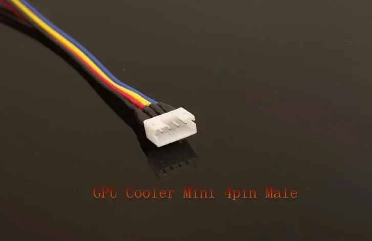 5 قطعة/الوحدة PC برودة مروحة التبريد القياسية 4pin أنثى إلى GPU بطاقة الفيديو البسيطة ذكر محول وصلة كابل الطاقة 26AWG 26 سنتيمتر