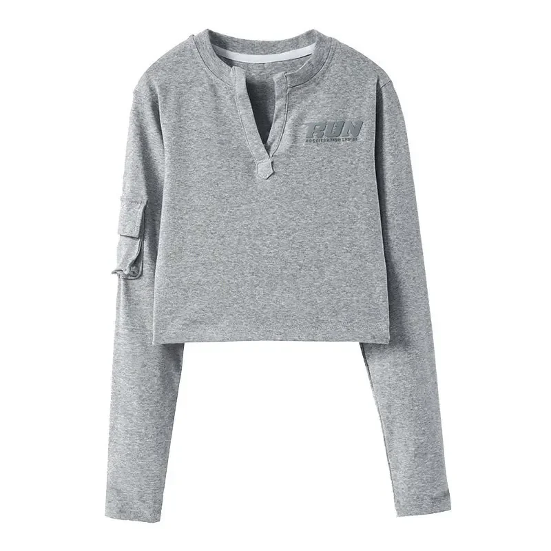 Girls Kpop Hip Hop Clothing Gray Tops Pants Set for Kid Jazz Dance Costume Catwalk Dance Performance Clothes