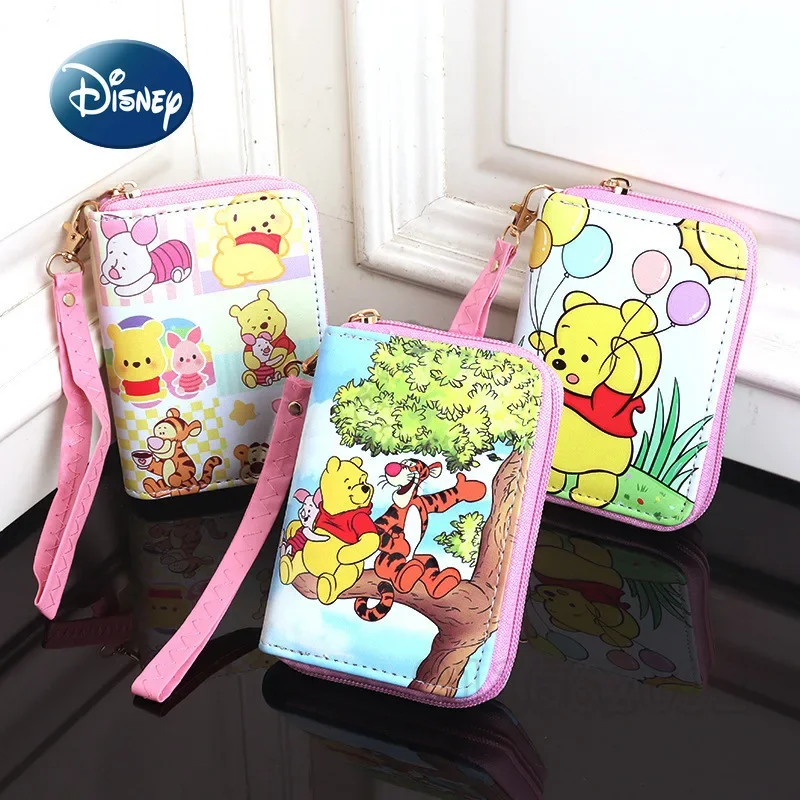 

Disney Winnie The Pooh New Coin Purse Cartoon Children's Coin Purse Multi-Card Slot Large Capacity Fashion Children's Wallet