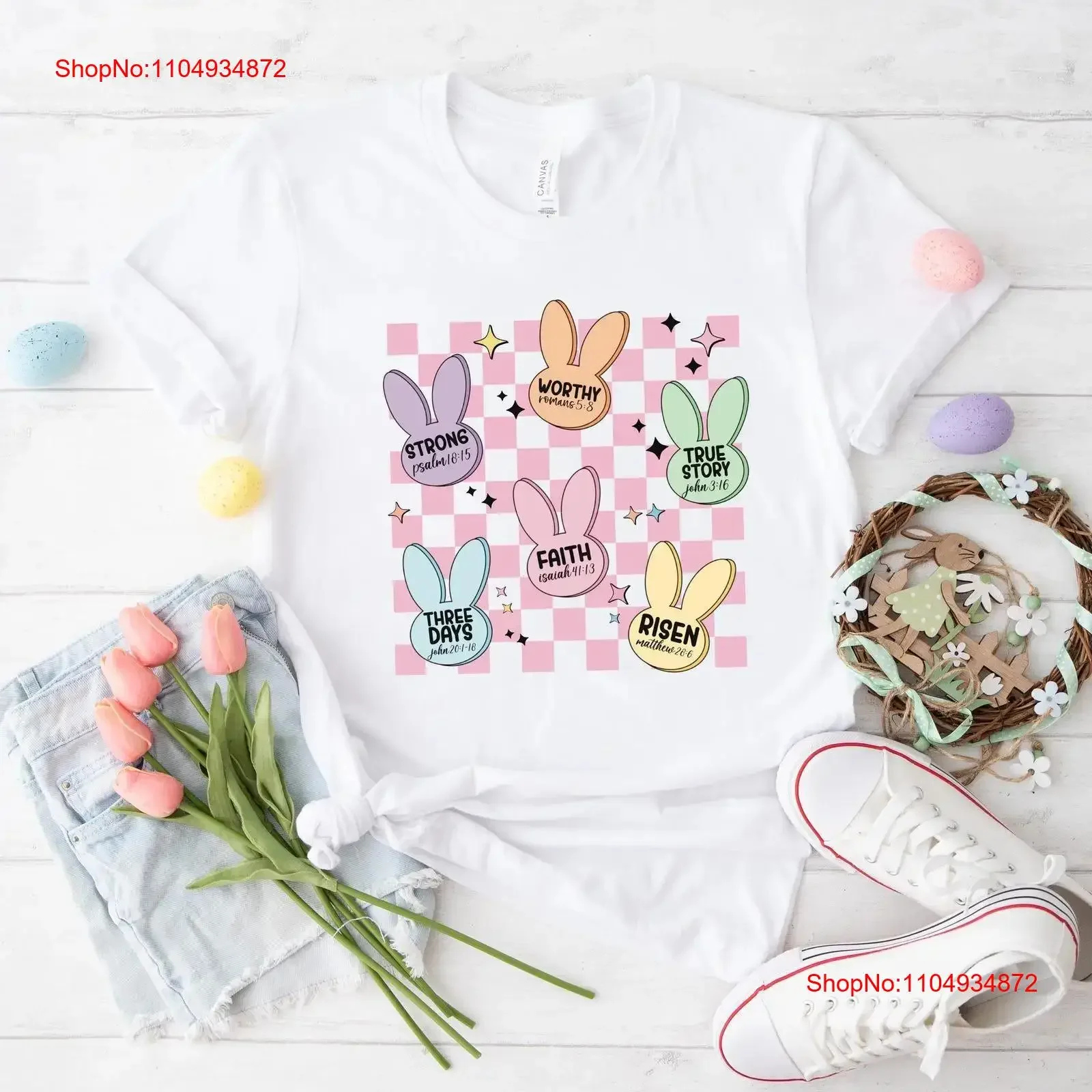 

Христианская футболка на Пасху с кроликом SweaT GifT, религиозный винтажный дышащий топ с слегка графическим рисунком для повседневной носки